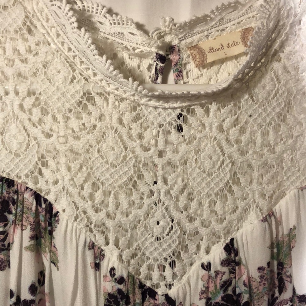 Altar’d State Floral Mini Dress | NWOT | L | Doll